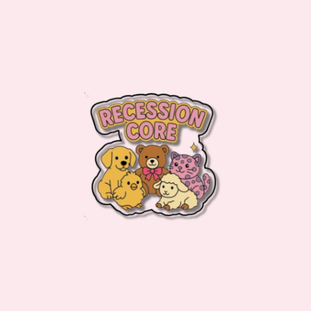Recession Core Enamel Pin