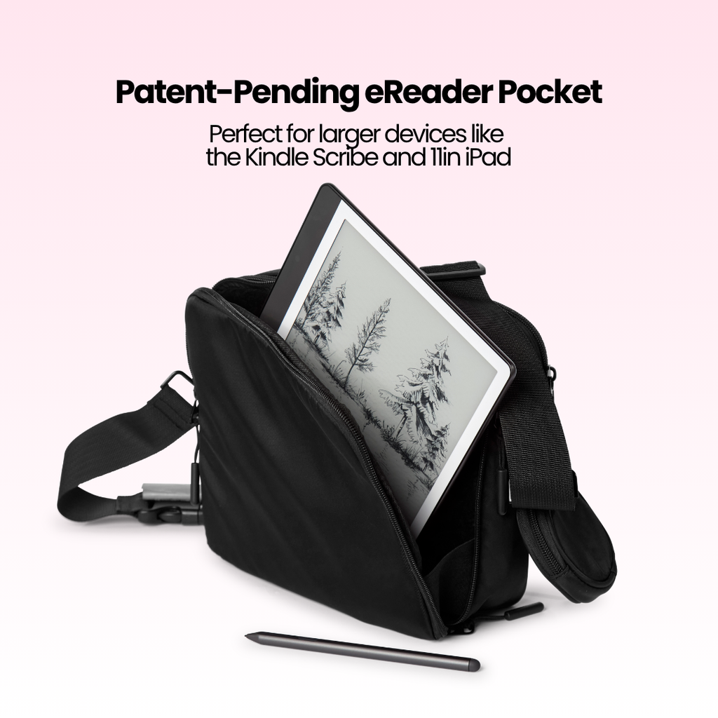 Triple Scoop Kindle, iPad & Tablet Crossbody Belt Bag