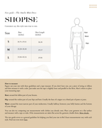 Size Chart The Amelie Mini Dress in Light Blue, Apricot, and Black