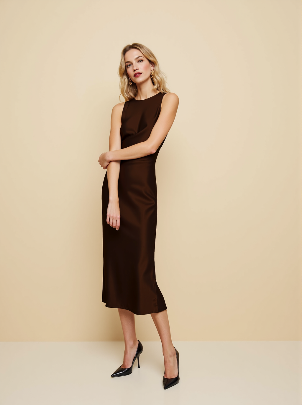 The Blair Satin Dress