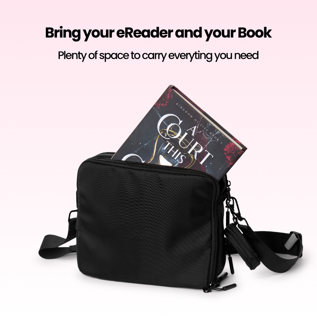 Double Scoop Kindle, Tablet, iPad Mini & Kobo Crossbody Belt Bag