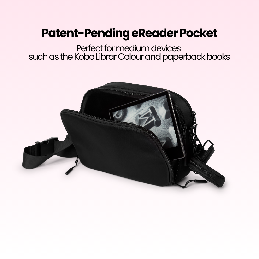Double Scoop Kindle, Tablet, iPad Mini & Kobo Crossbody Belt Bag