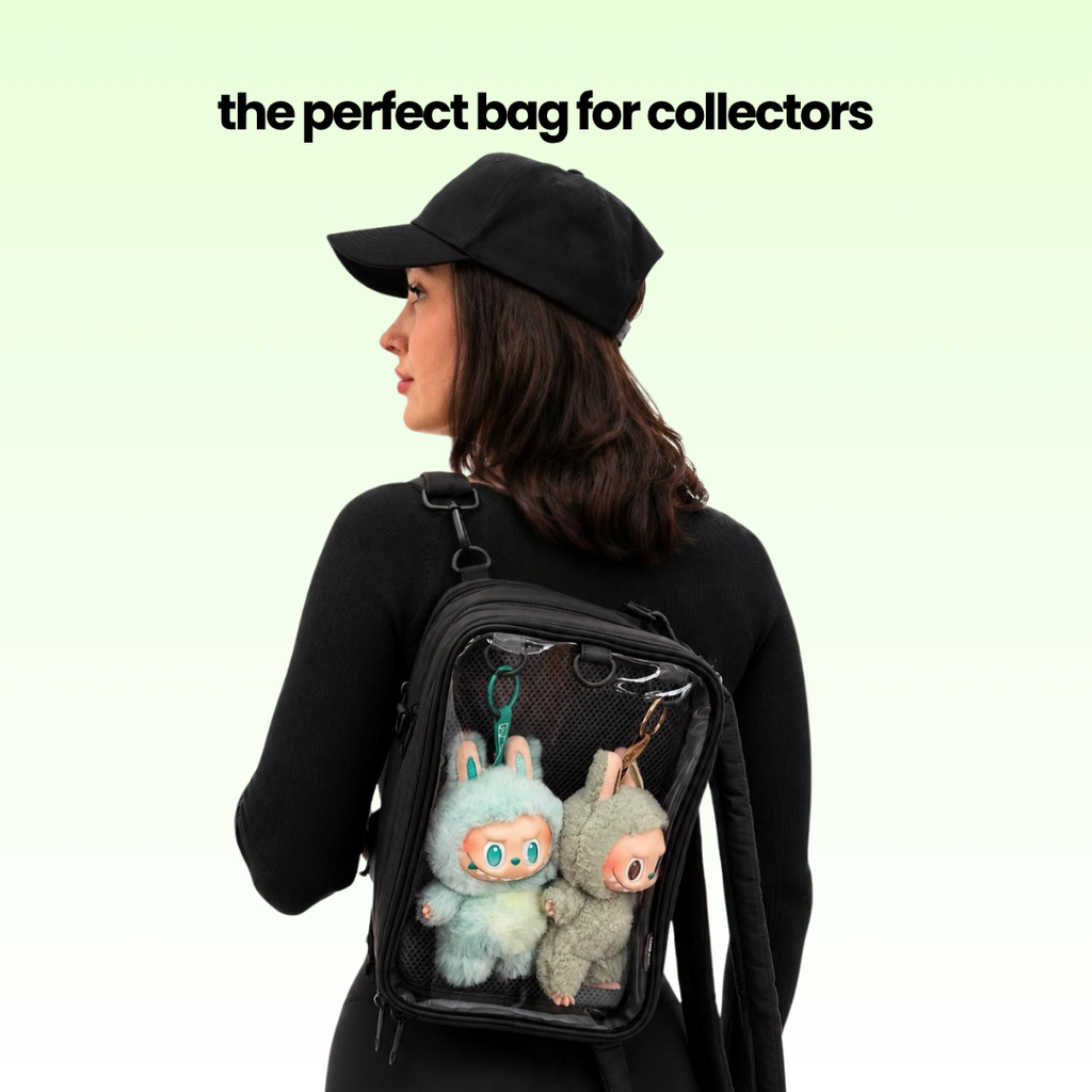 The Pin Collectors Kindle & Tablet Backpack Crossbody Bag