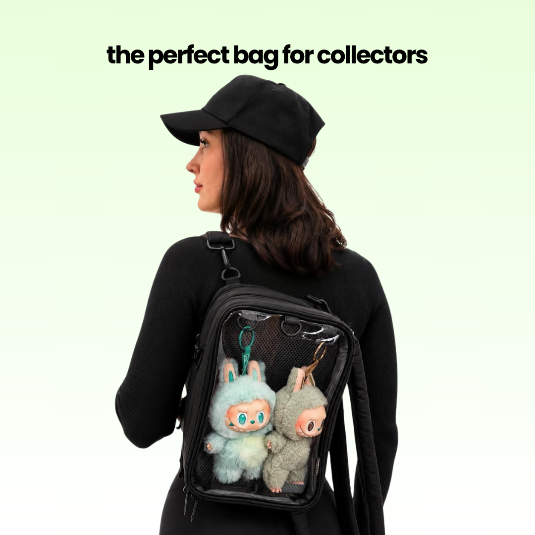 The Pin Collectors Kindle & Tablet Backpack Crossbody Bag