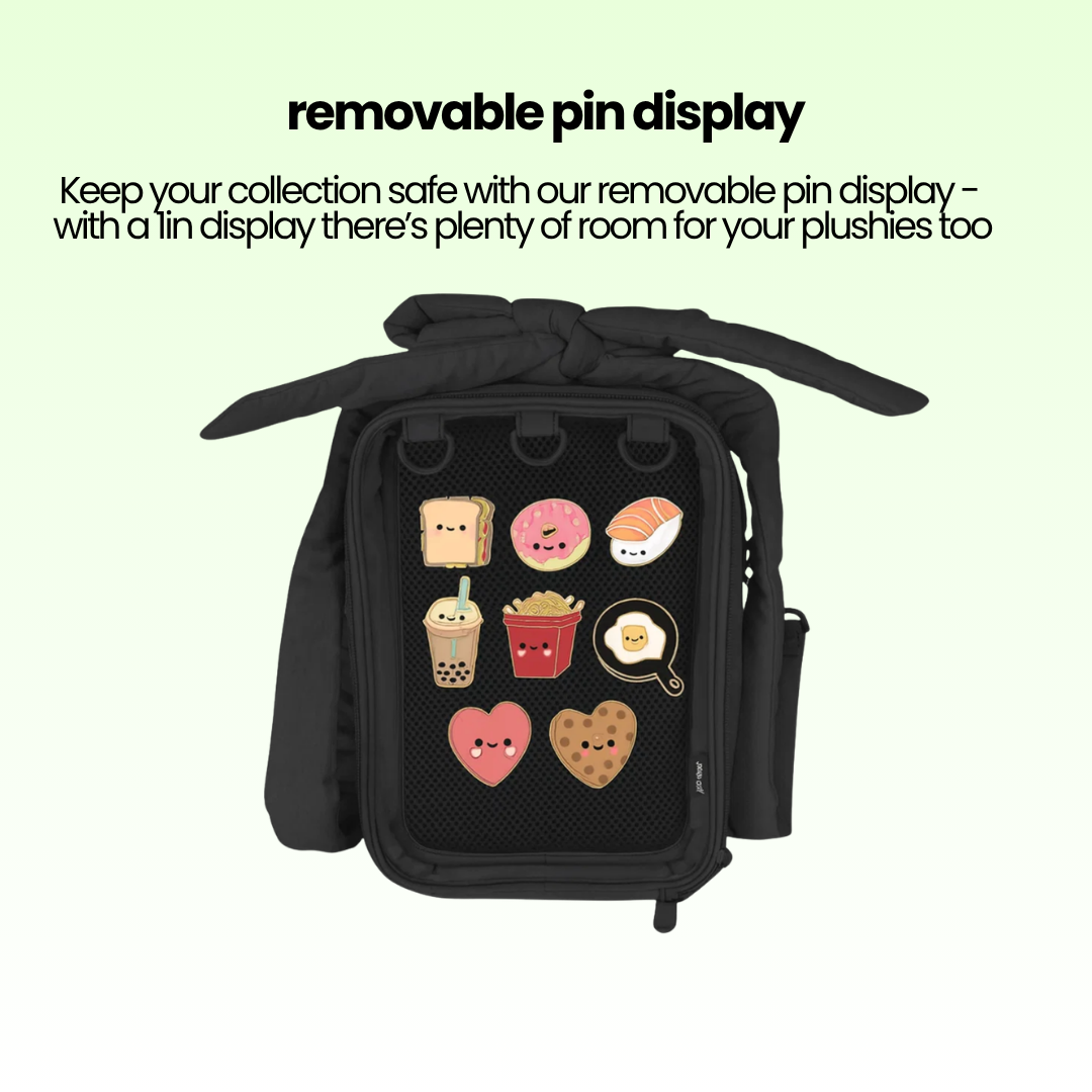 The Pin Collectors Kindle & Tablet Backpack Crossbody Bag
