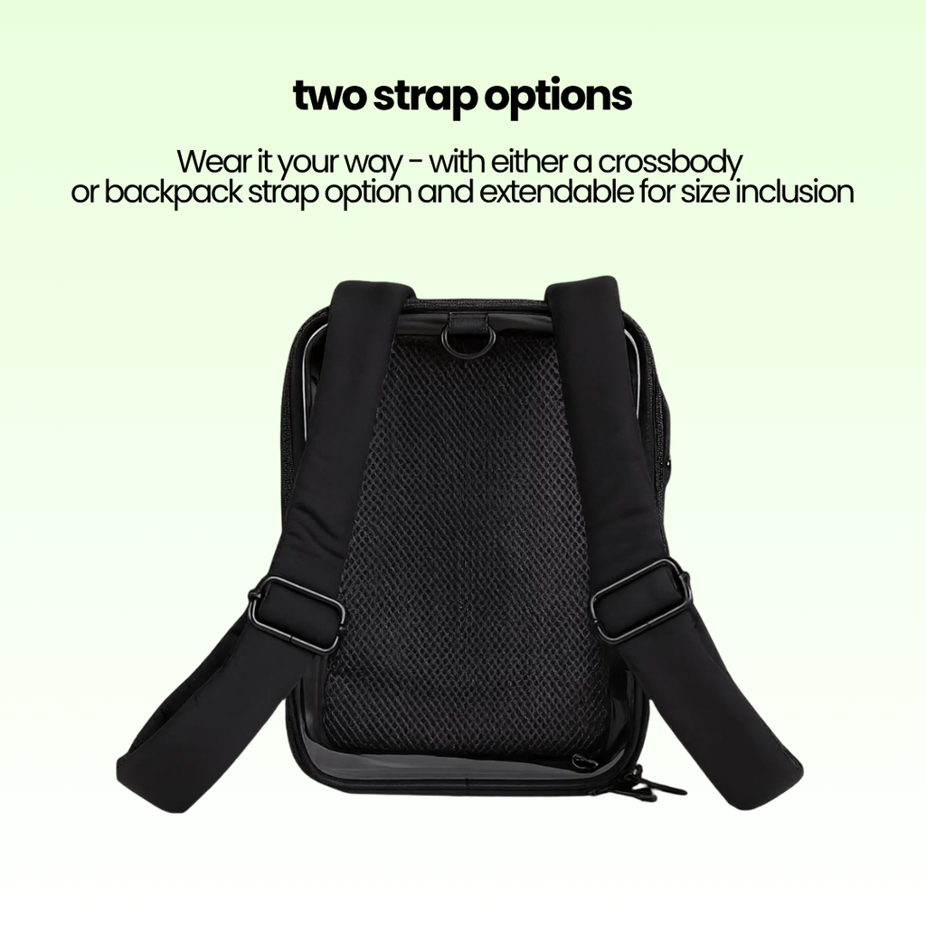 The Pin Collectors Kindle & Tablet Backpack Crossbody Bag