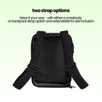 The Pin Collectors Kindle & Tablet Backpack Crossbody Bag