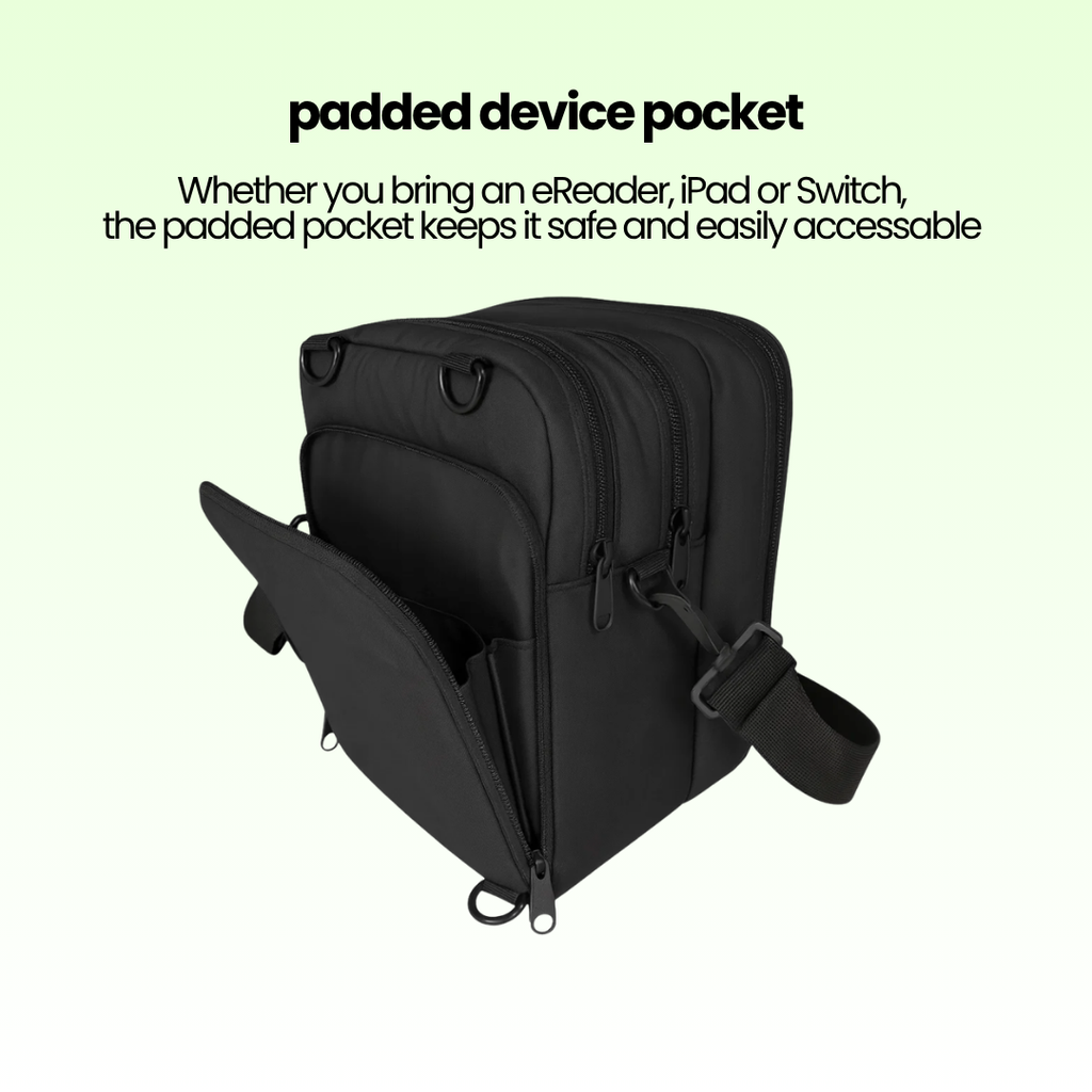The Pin Collectors Kindle & Tablet Backpack Crossbody Bag