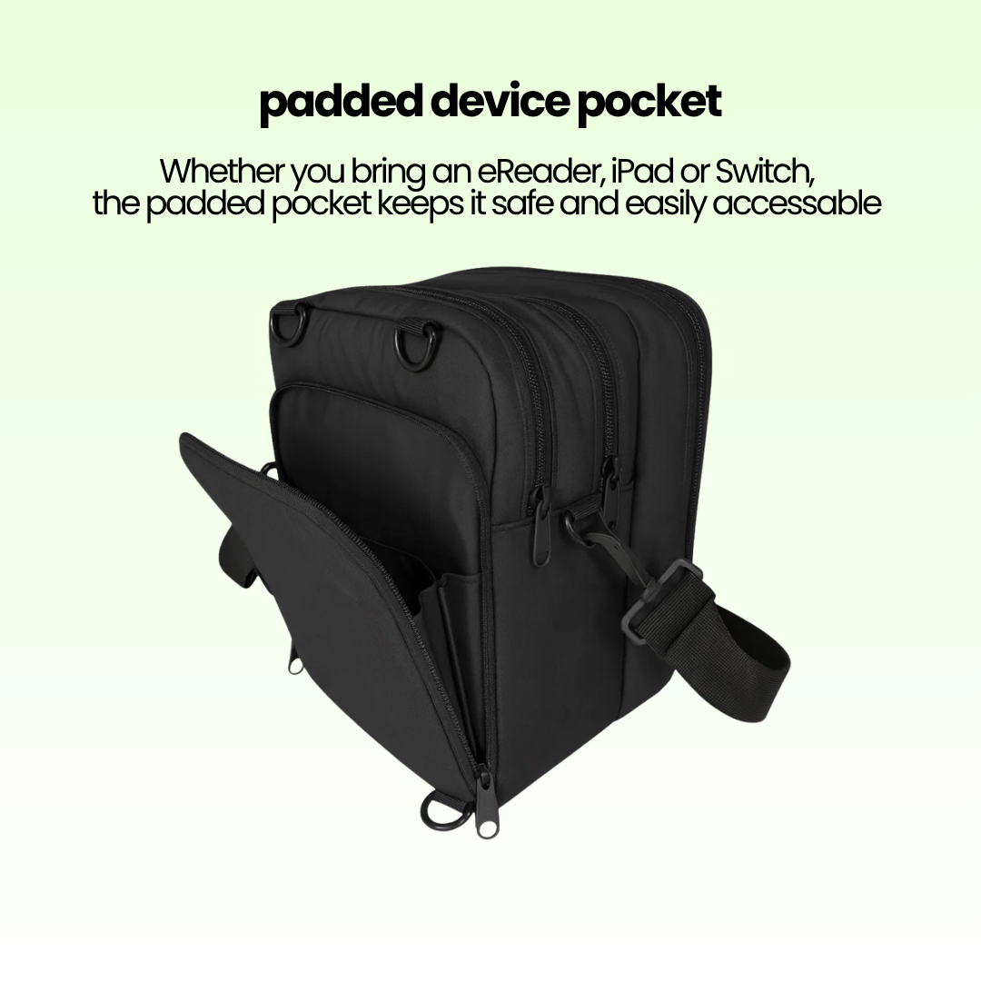 The Pin Collectors Kindle & Tablet Backpack Crossbody Bag