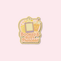 Booked and Busy Princes Enamel Pin