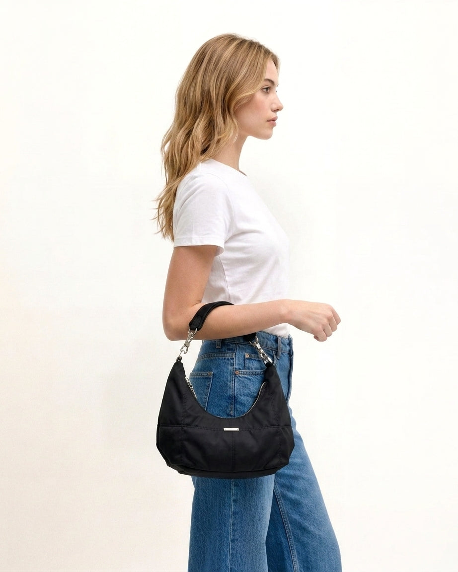 The Margaret Soft Crescent Everyday Shoulder Bag