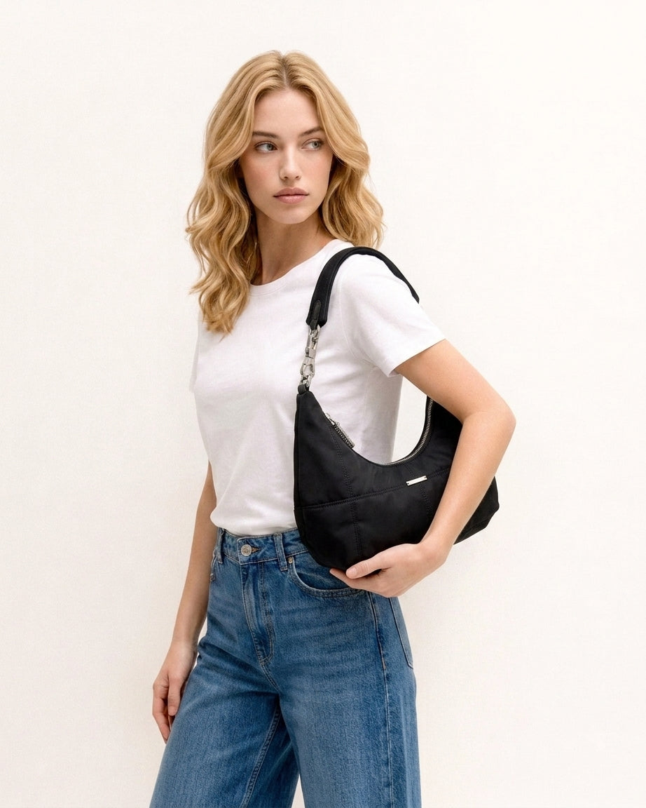 The Margaret Soft Crescent Everyday Shoulder Bag