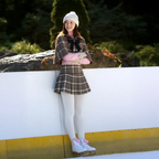 The Blair Knit PomPom Beanie in White