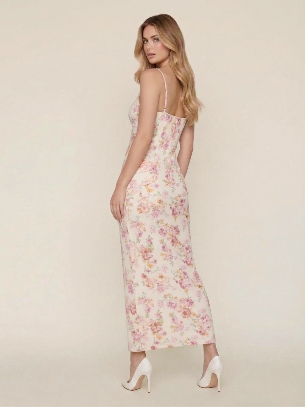 The Piper Satin Maxi Dress