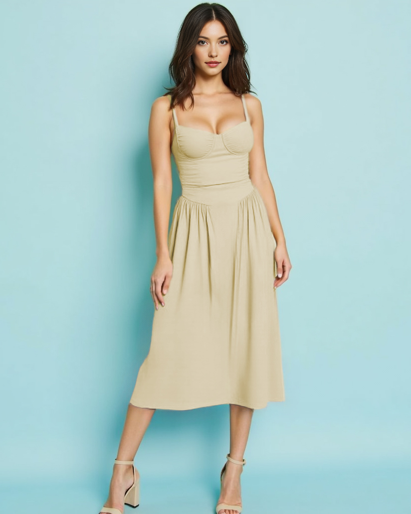 Mila Dress in Yellow 2