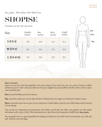 Size Chart The Celine 100% Wool Coat