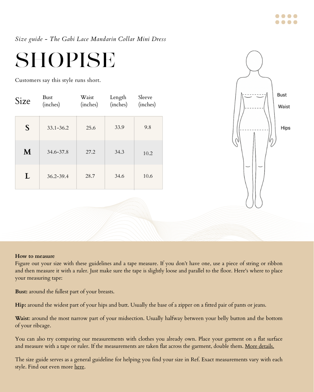 Size Chart The Gabi Lace Mandarin Collar Mini Dress v2.png