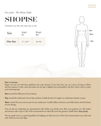 Size Chart The Helena Tights