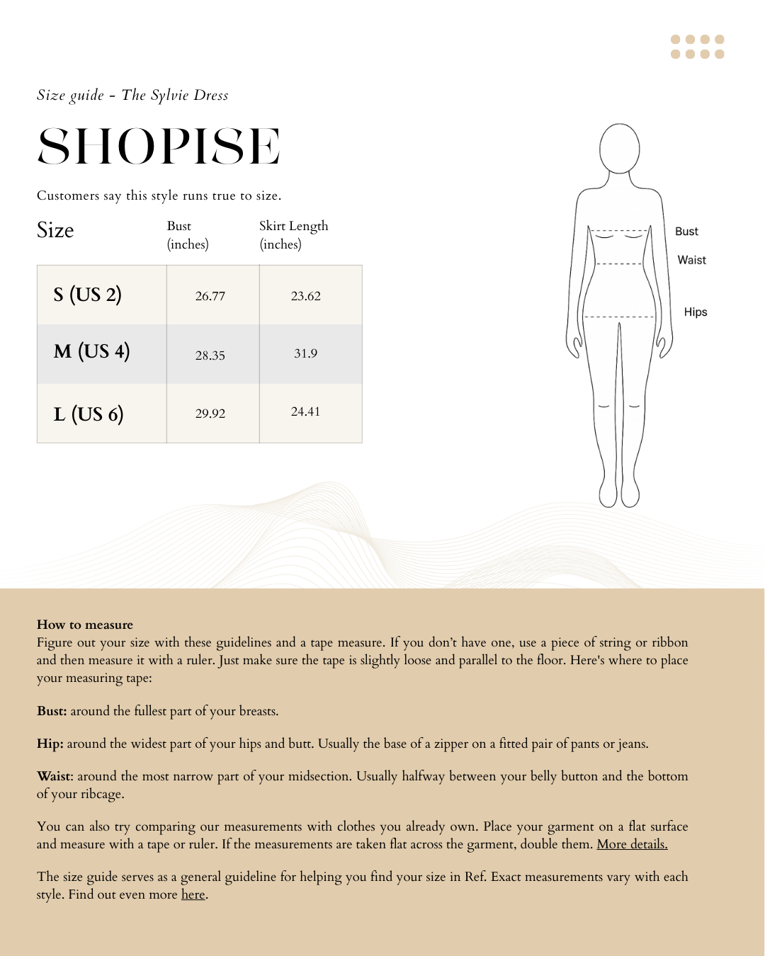 Size_Chart_The_Sylvie_Dress_in_Ivory