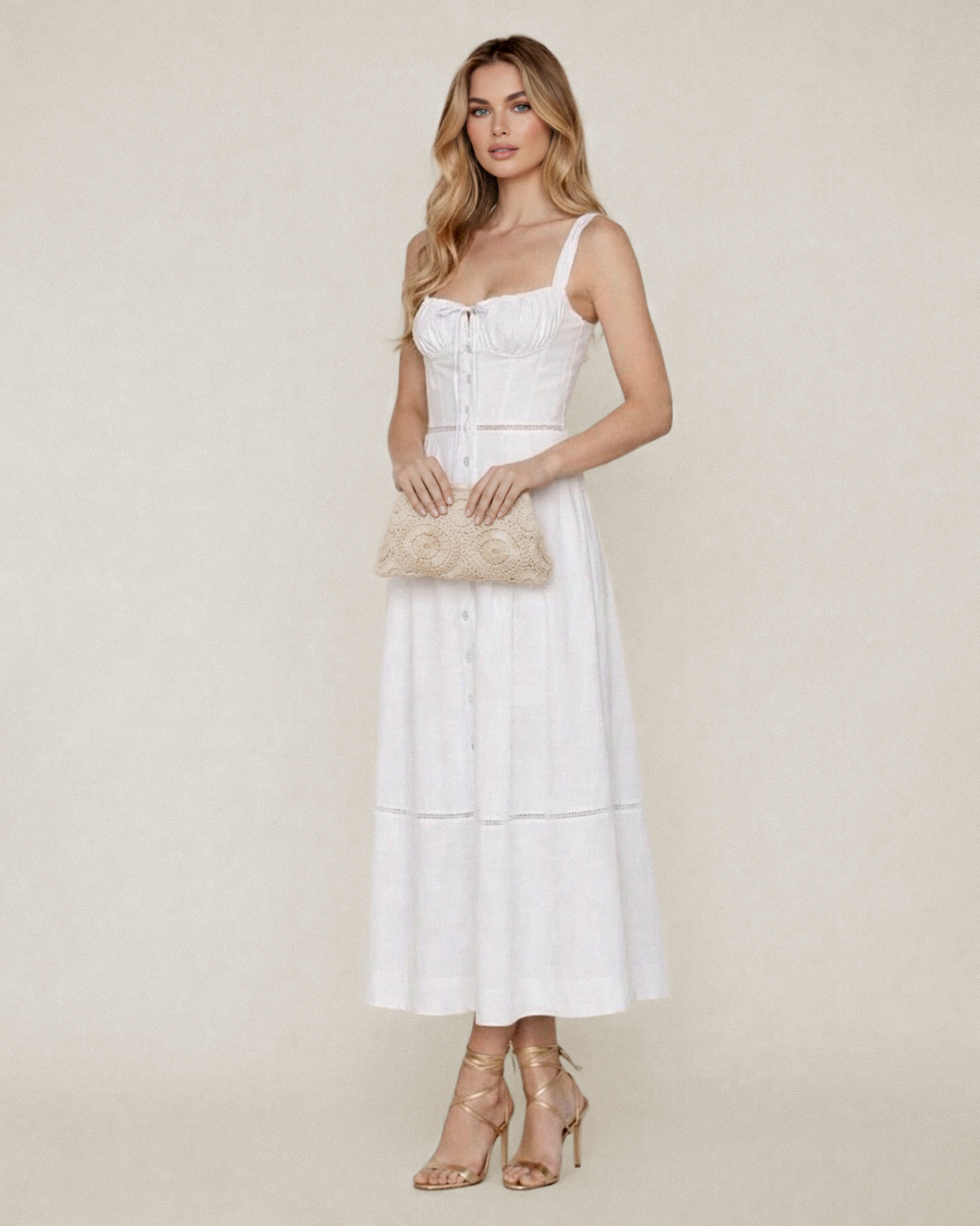 The Angelina Hand Woven Beach Bag