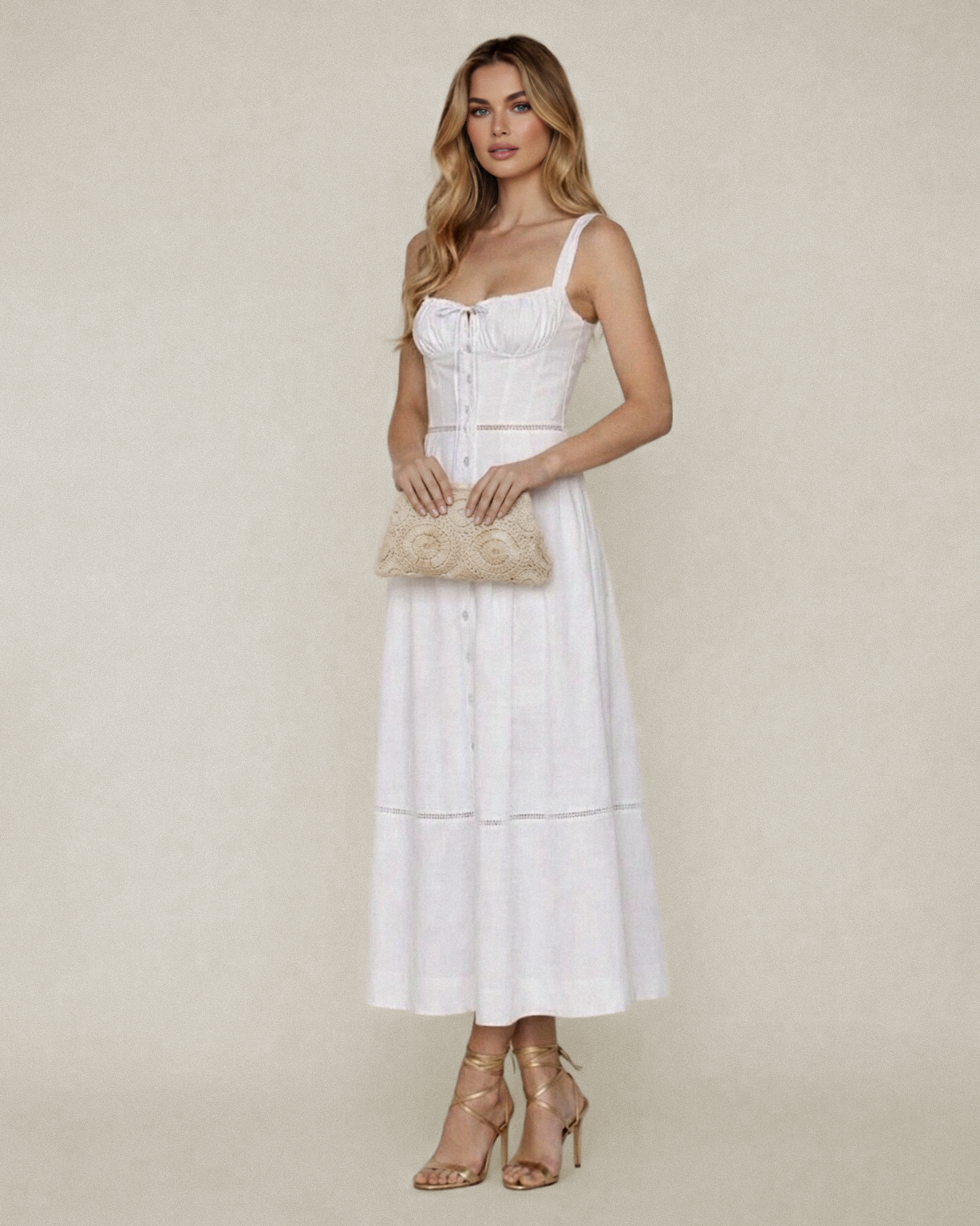 The Angelina Hand Woven Beach Bag