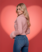 TheLauraKnittedSweaterwithFauxFurTriminPink2