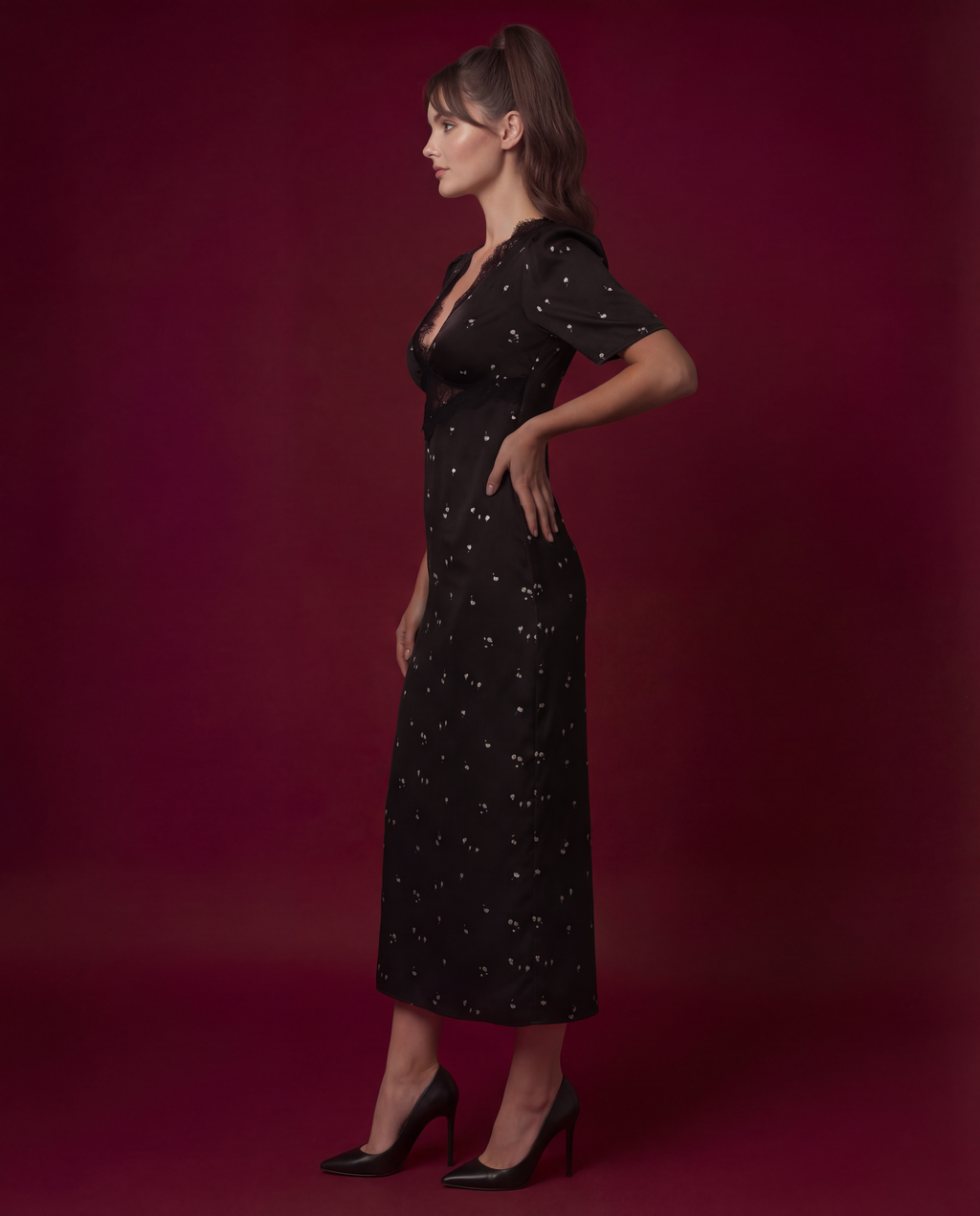 Das Margaret-Maxikleid aus Spitze 