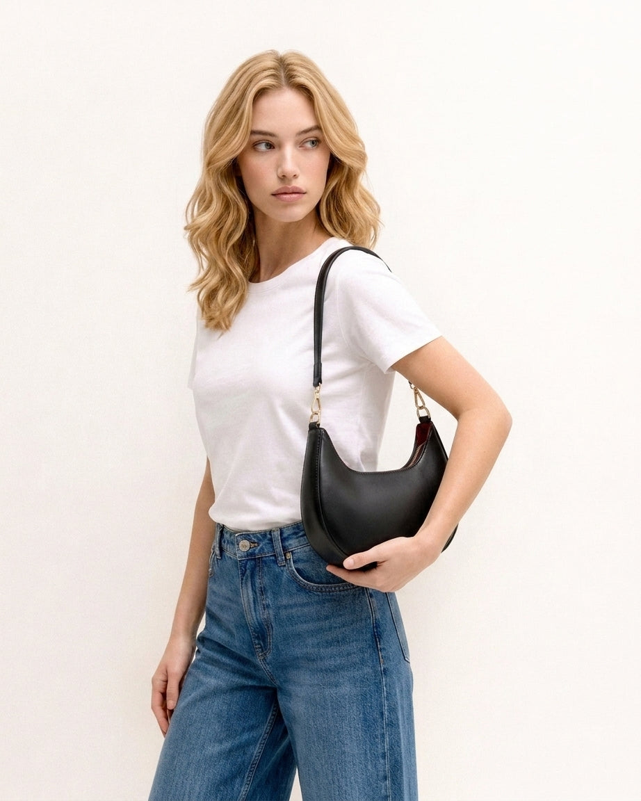 The Margot Everyday Crescent Shoulder Bag
