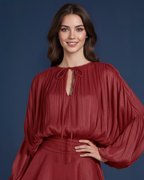 The Melanie Dress in Red 2