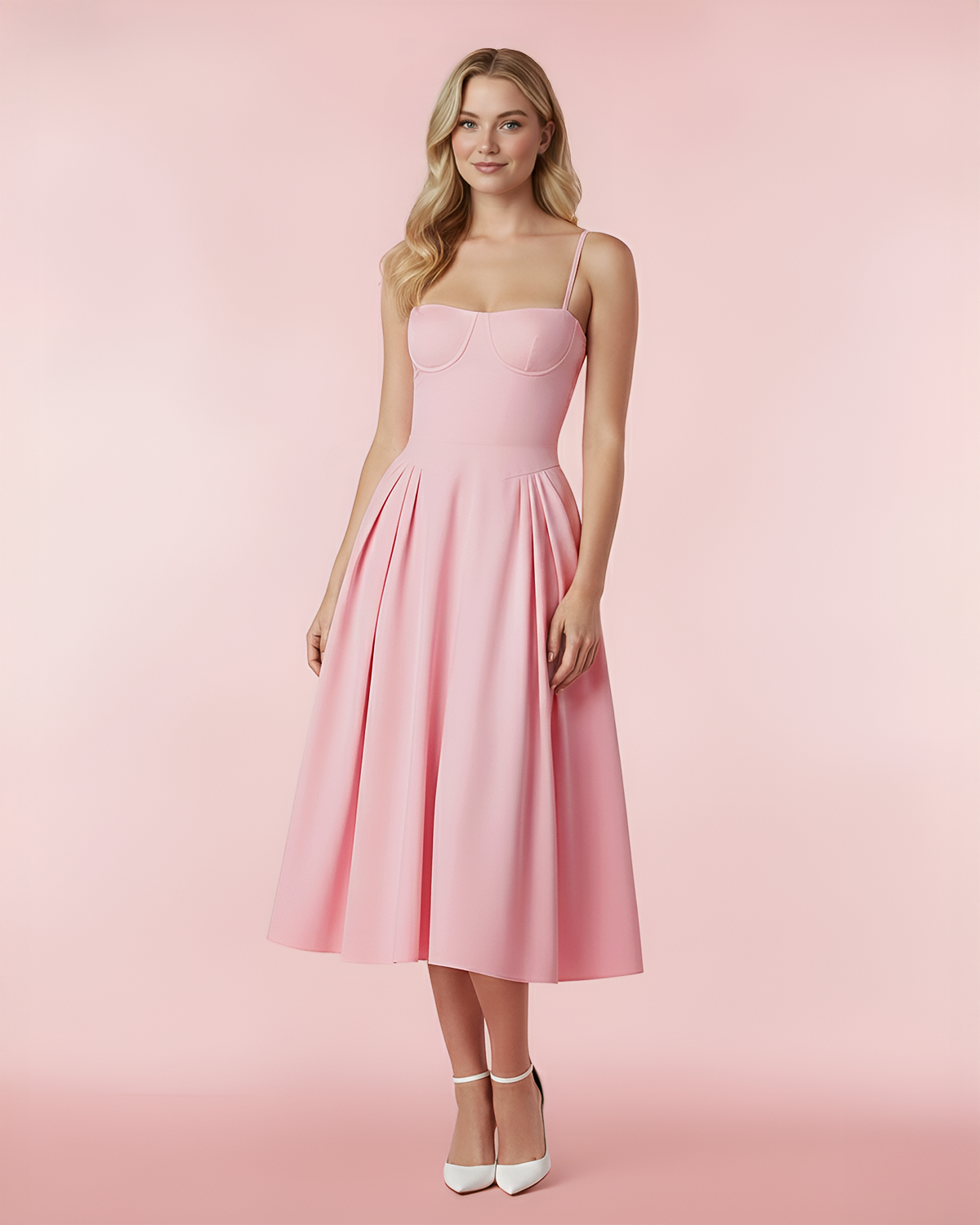 The Mila Dress in Pink 1