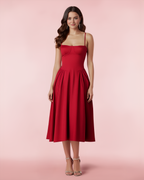 The Mila Dress in Red 1