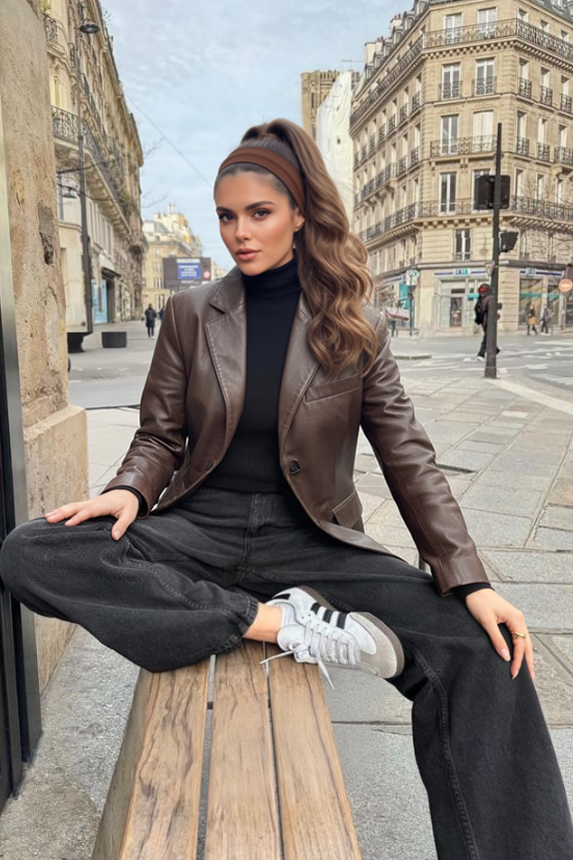 Die Lara Lederjacke 