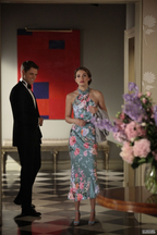 The Blair Floral Dress in Light Blue