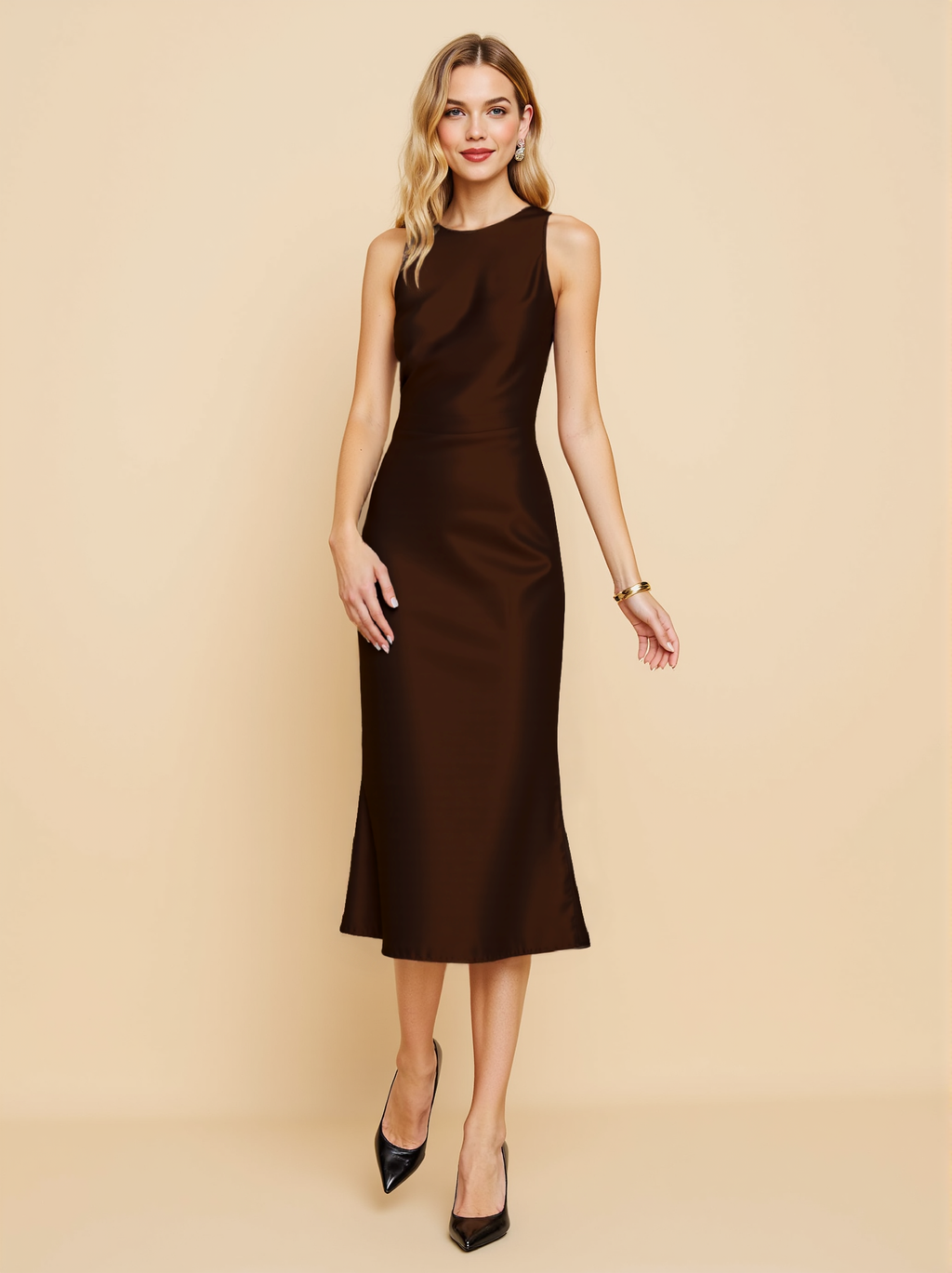 The Blair Satin Dress