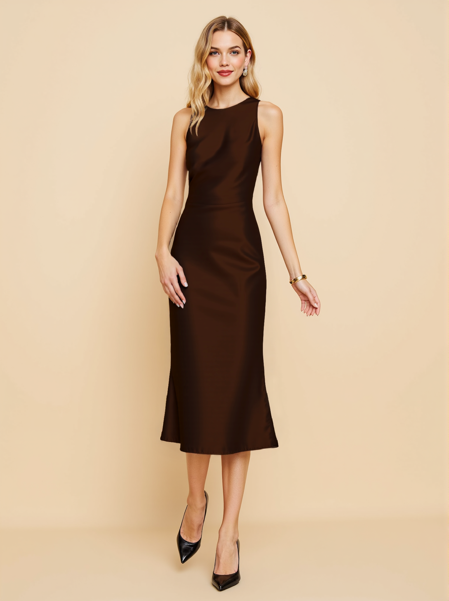 The Blair Satin Dress