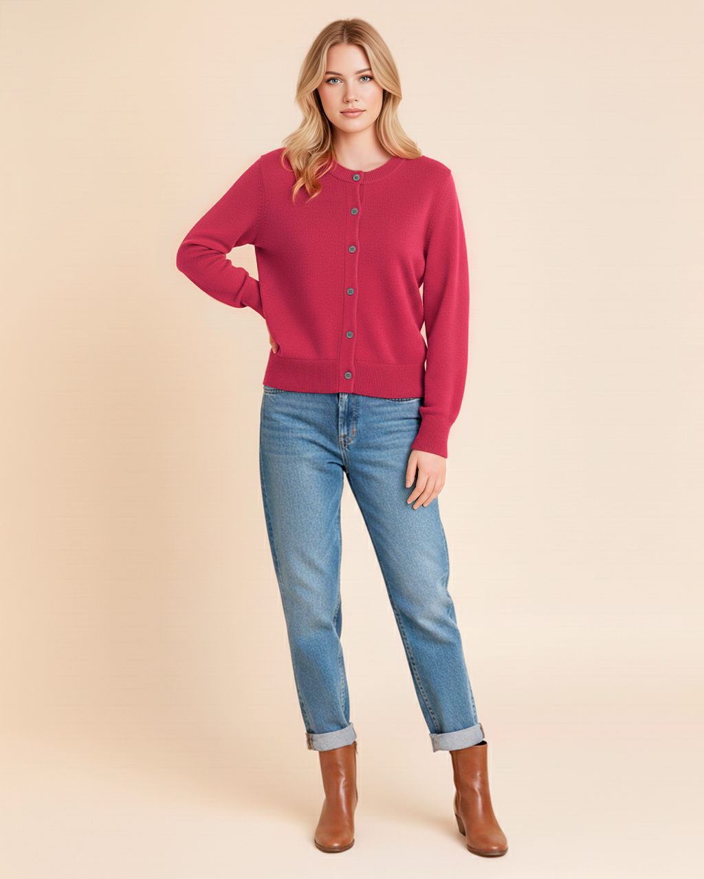 The Kaia 100% Australian Merino Wool Sweater