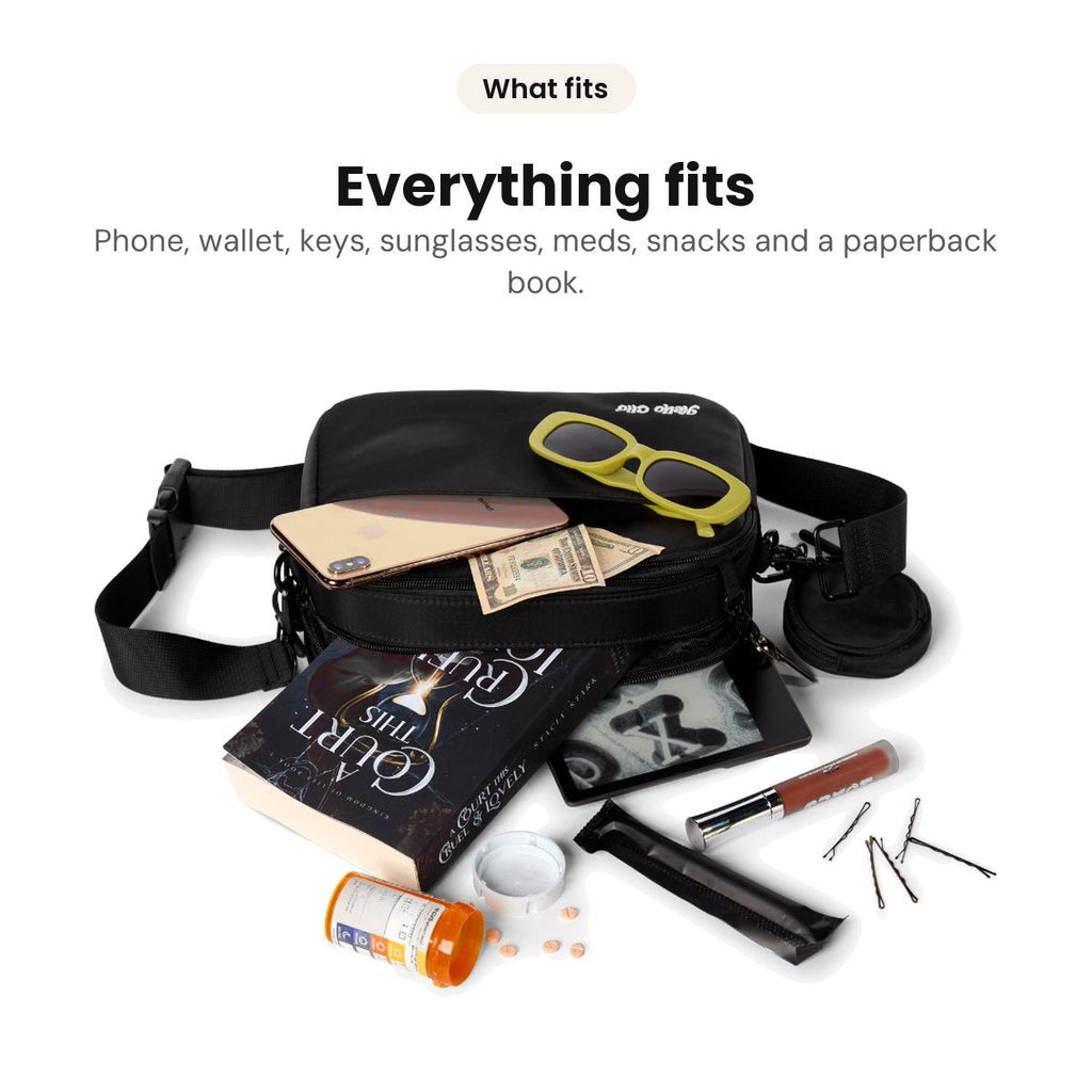 Double Scoop Kindle, Tablet, iPad Mini & Kobo Crossbody Belt Bag