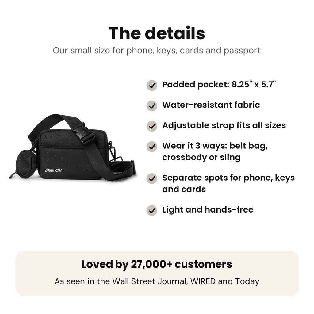 Original Clio Kindle & iPad Mini Crossbody Belt Bag